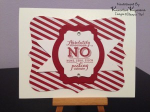 Absolutely No Peeking