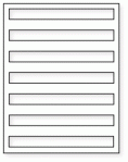 Stripes Horizontal Cover Plate