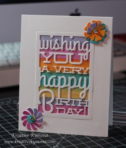 Birthday with flower