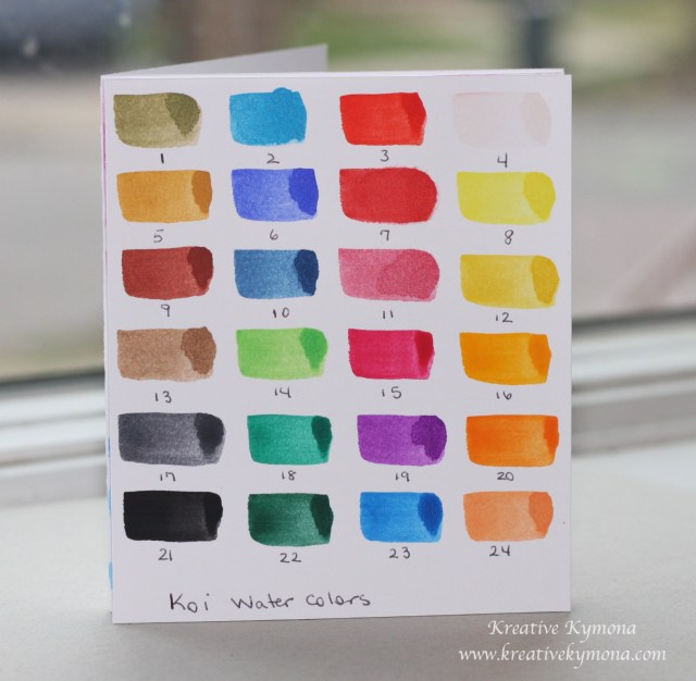 Koi Watercolor Swatches
