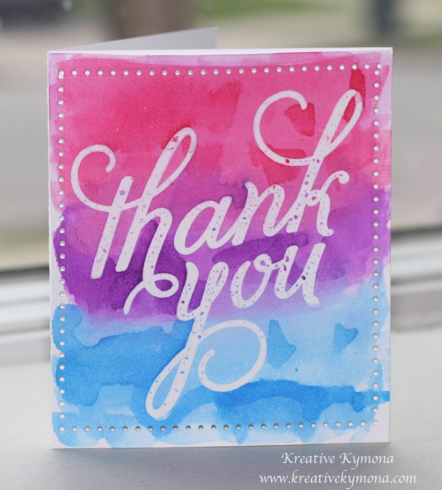Thank You Watercolor