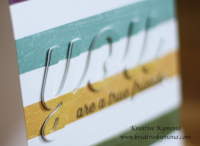 You are a true friend closeup