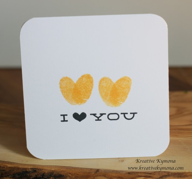 Fingerpainting I love you