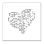SSS Mosaic Heart Stencil