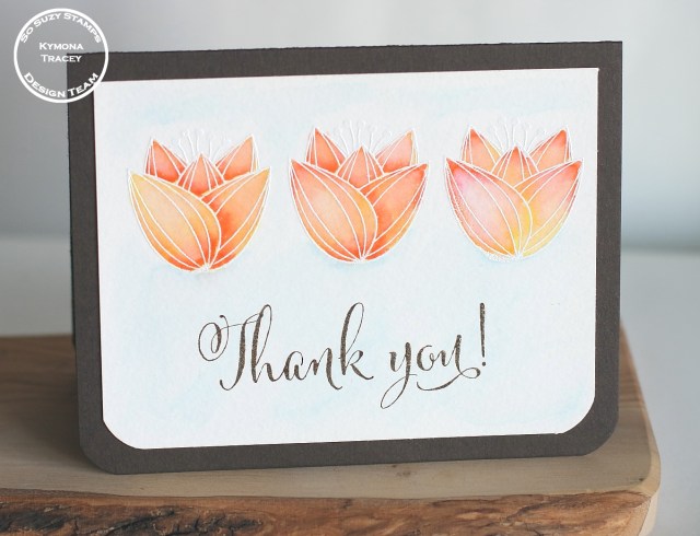 Watercoloring Thank you front
