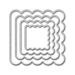 MFT Die-namics Mini Album Square Scallop STAX