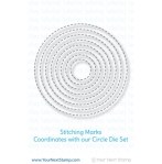 Stitching Marks Circle Die