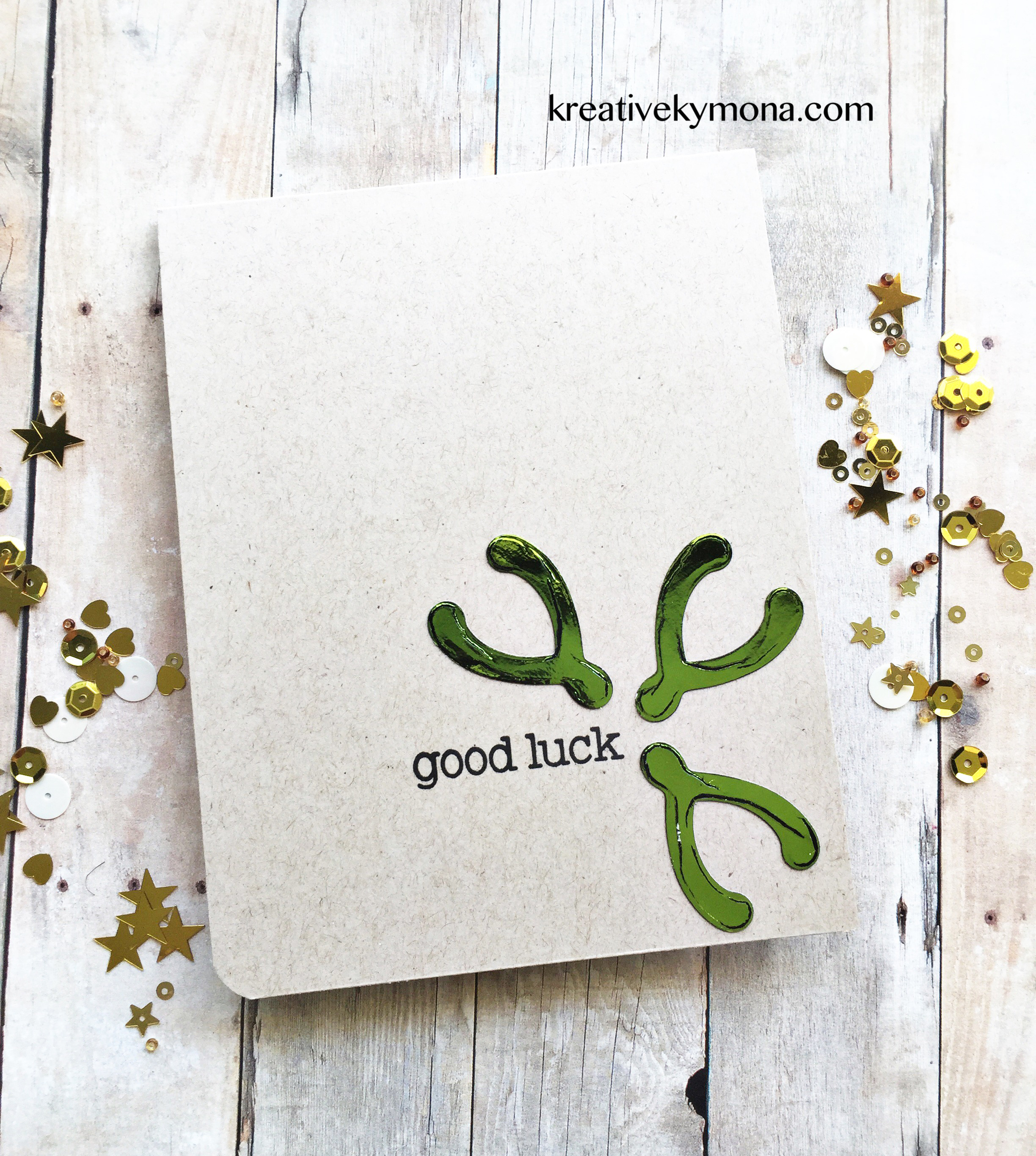 Good Luck – Sparkle and Shine Challenge | Kreative Kymona