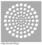 circle burst stencil