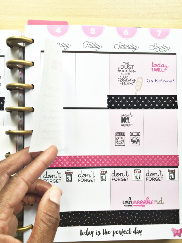 Currently Post It attached to page by Kymona Tracey