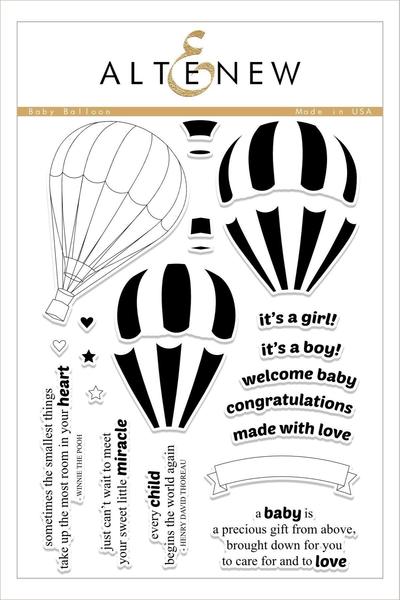 Altenew Baby Balloon Stamp Set