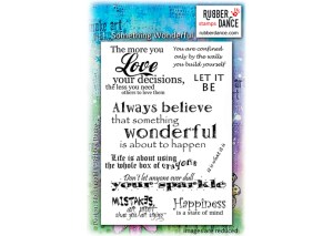 rubber dance stamps something wonderful