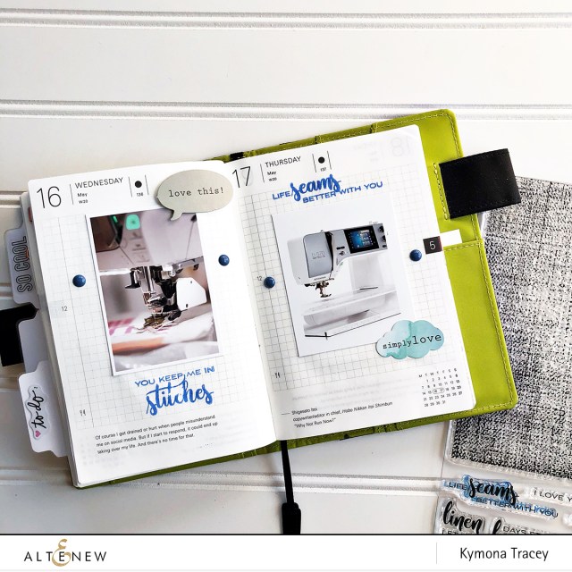 Altenew Rustic Linen stamp set