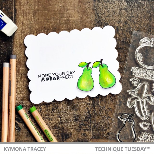 Funny Fruits stamp set