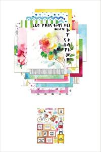 Sticker and paper bundle