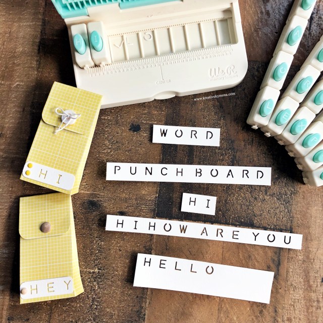 Word Punch Board