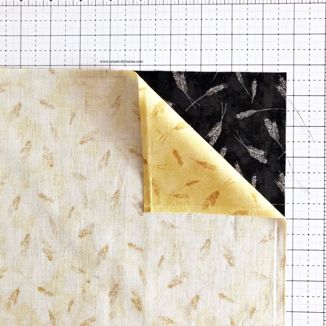 right sides together