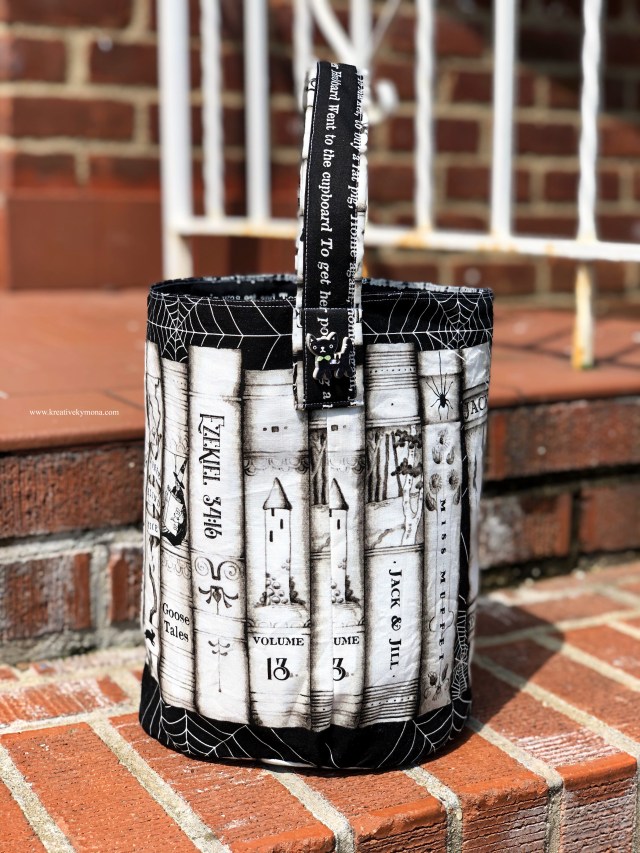 Goose Tales fabric basket