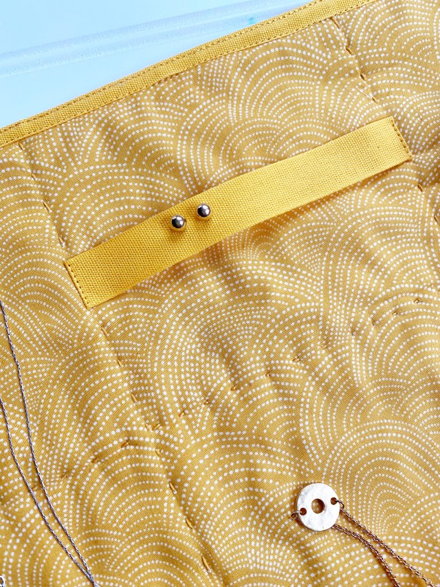 Quilted Travel Roll: Finished Product