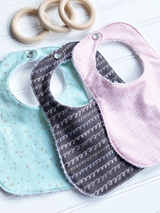 Easy To Make Baby Bibs: Finished Product