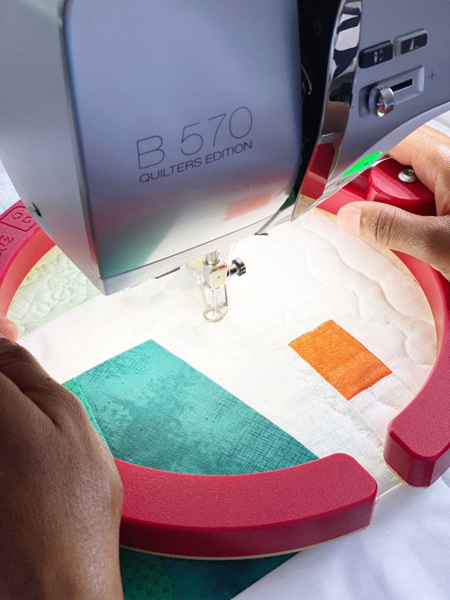 Garment District: Quilt the top