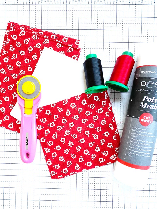 In the Hoop BERNINA Pincushion: Materials