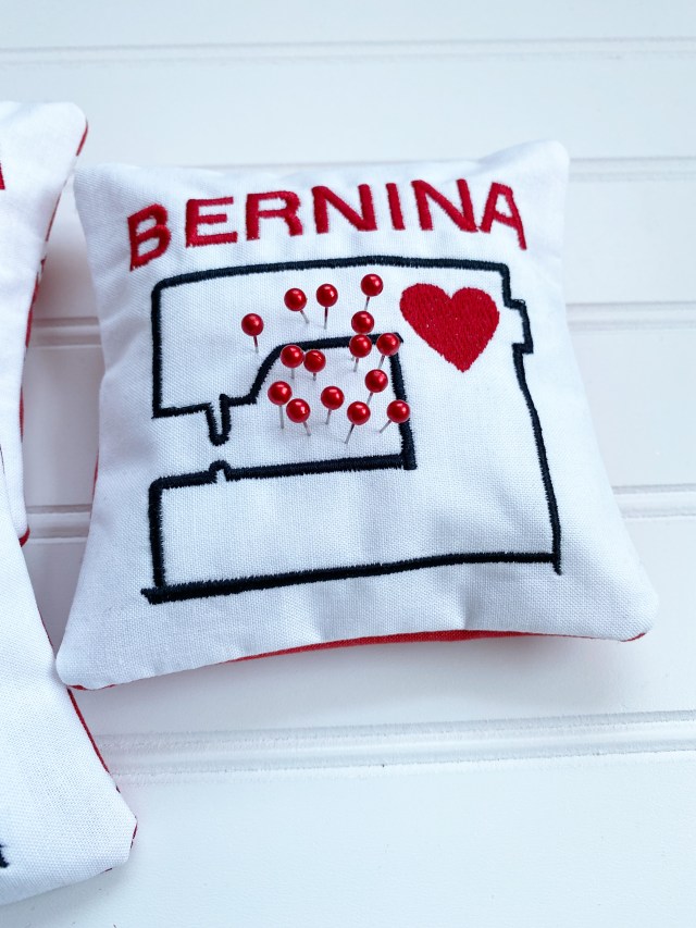 In the Hoop BERNINA Pincushion: Finished Product
