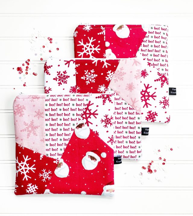 Holly Holiday Crazy Pouch: Finished Product