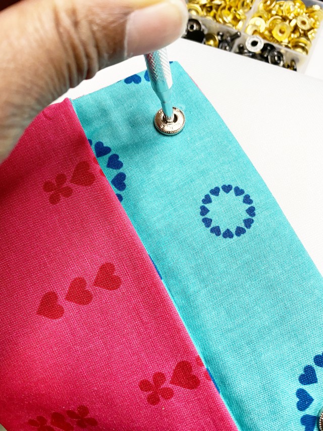 Glasses Cases: Add snaps