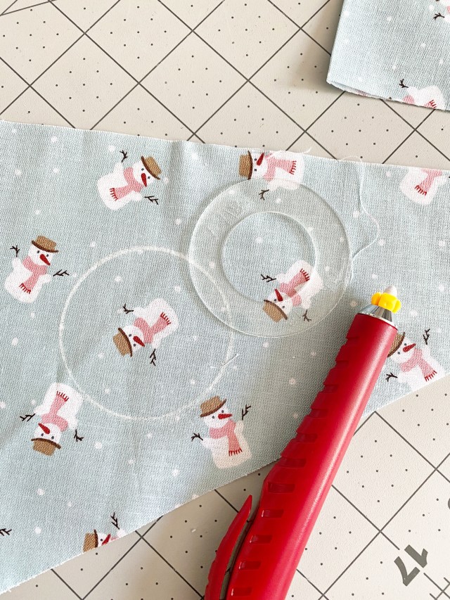 Hexi Pillow Cushion: Fabric Button