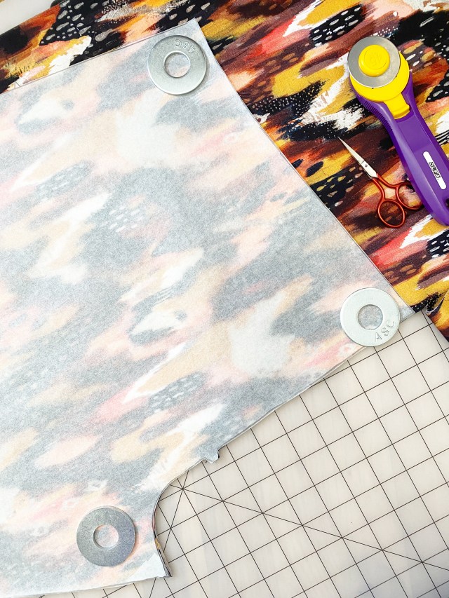 Jersey Knit Leggings: Cutting the pattern