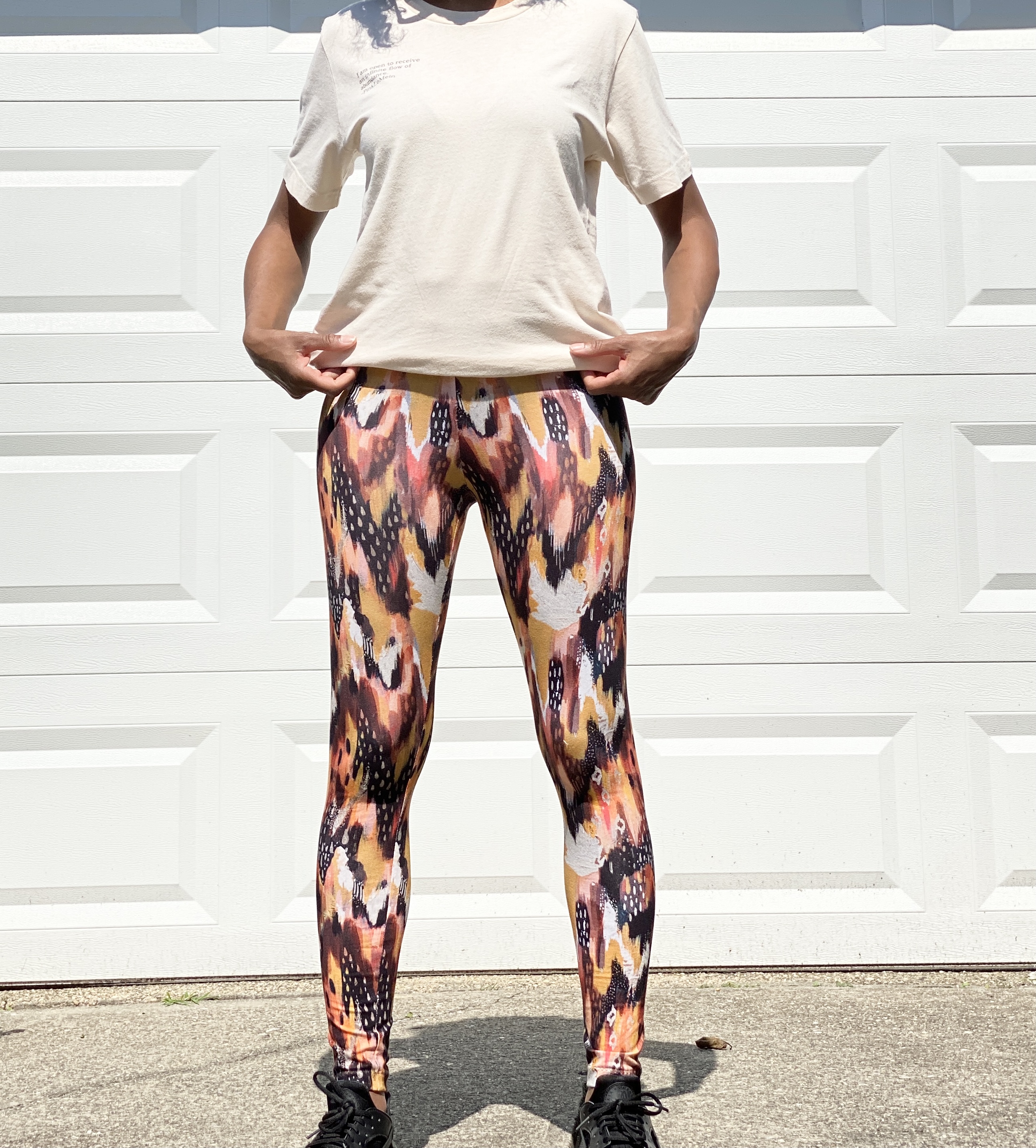 Jersey Knit Leggings: Finished Product