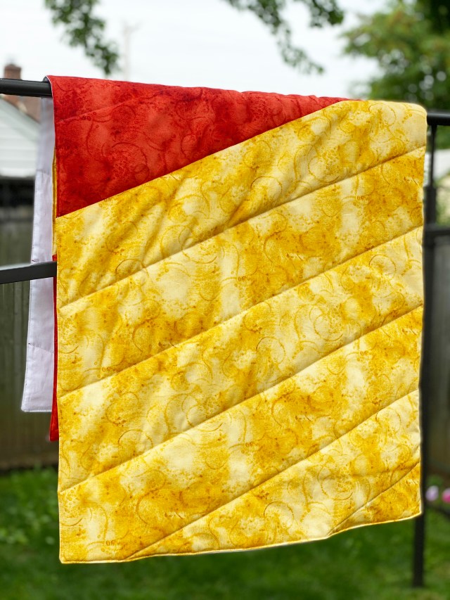 modern quilt: painter's watercolor swirl